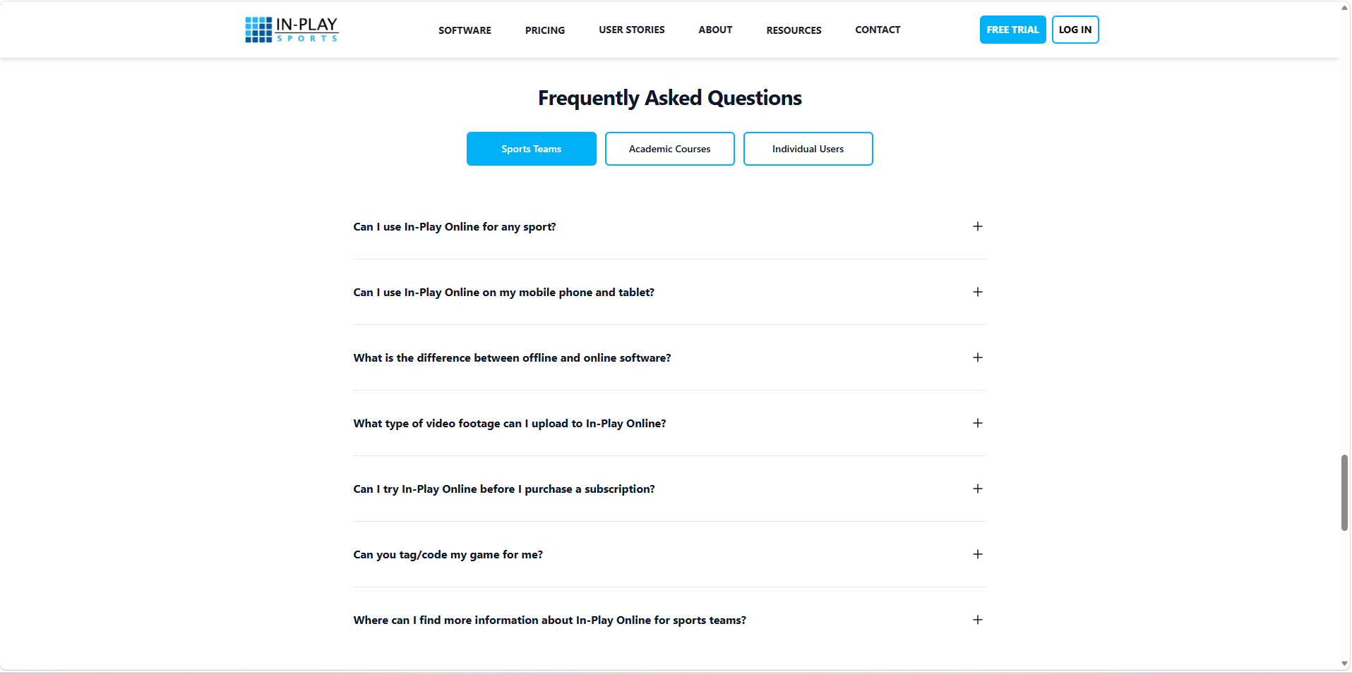 Lower homepage section with secondary CTA and supporting content