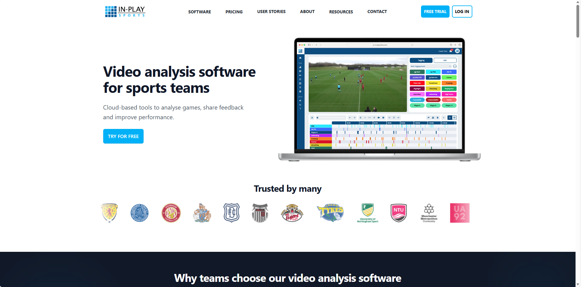 In-Play Sports — Brochure Site Redesign