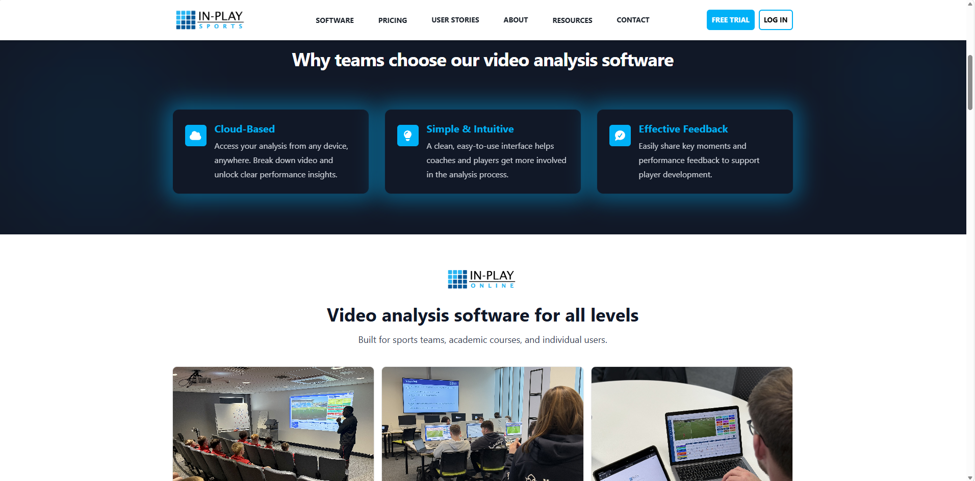 Alternate hero composition with product imagery and trust signals